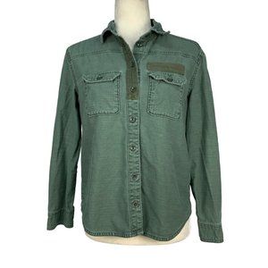 Urban Outfitters BDG Army Green Shirt Button Up Size XS